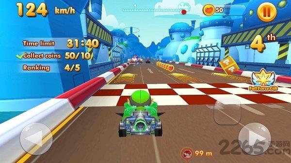 3d小赛车手机版下载,3d小赛车,赛车游戏,q版游戏